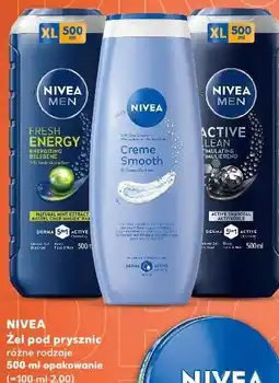 Kaufland NIVEA Żel pod prysznic różne rodzaje 500 ml opakowanie oferta