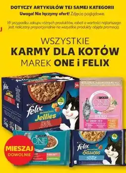 Kaufland WSZYSTKIE KARMY DLA KOTÓW MAREK ONE i FELIX oferta