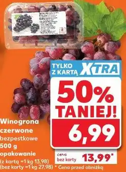 Kaufland Winogrona czerwone bezpestkowe oferta