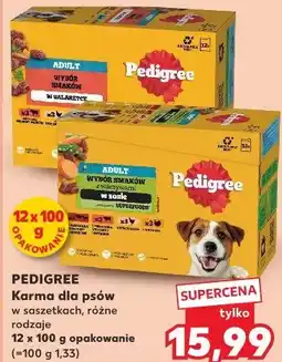 Kaufland PEDIGREE Karma dla psów w saszetkach, różne rodzaje oferta