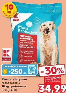 Kaufland Karma dla psów różne rodzaje oferta