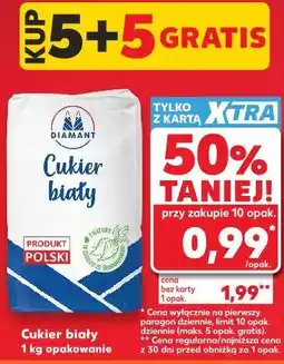 Kaufland Cukier biały 1 kg opakowanie oferta