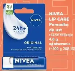 Kaufland NIVEA LIP CARE Pomadka do ust różne rodzaje 4,8 g opakowanie oferta