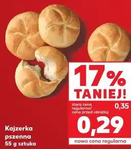 Kaufland Kajzerka pszenna 55 g sztuka oferta