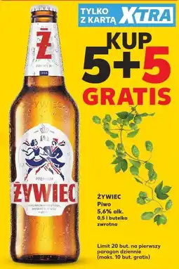Kaufland ŻYWIEC Piwo 5,6% alk. 0,5 l butelka zwrotna oferta