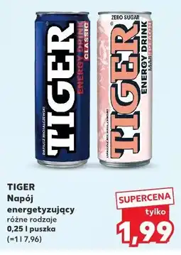 Kaufland TIGER Napój energetyzujący różne rodzaje 0,25 l puszka oferta