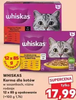 Kaufland WHISKAS Karma dla kotów w saszetkach, różne rodzaje oferta