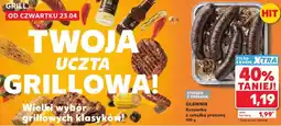 Kaufland Kaszanka z cebulką prażoną oferta