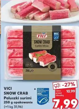Kaufland VICI SNOW CRAB Paluszki surimi 250 g opakowanie (=1 kg 31,96) oferta