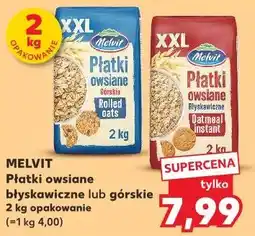 Kaufland MELVIT Płatki owsiane błyskawiczne lub górskie oferta