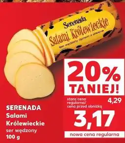 Kaufland SERENADA Salami Królewieckie ser wędzony oferta
