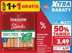 Kaufland SOKOŁÓW Parówki Stówki z szynki 2 x 80 g opakowanie oferta