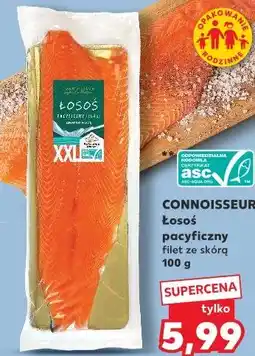 Kaufland CONNOISSEUR Łosoś pacyficzny filet ze skórą oferta