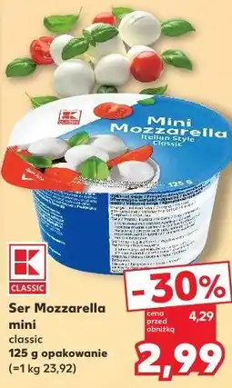 Kaufland Ser Mozzarella mini classic oferta