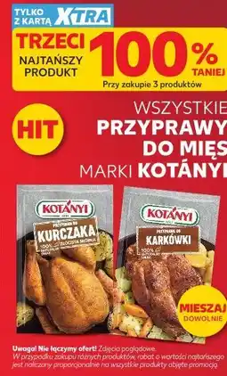 Kaufland PRZYPRAWY DO MIĘS MARKI KOTÁNYI oferta
