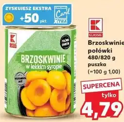 Kaufland K - CLASSIC Brzoskwinie połówki oferta