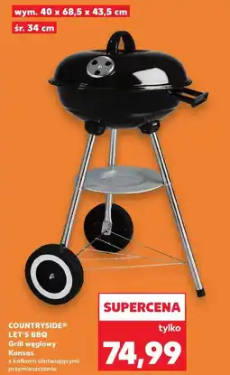 Kaufland Grill węglowy Kansas COUNTRYSIDE LET'S BBQ oferta