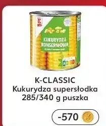 Kaufland K-CLASSIC Kukurydza supersłodka oferta