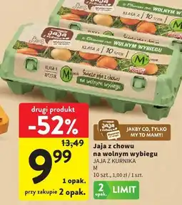 Intermarche Jaja z chowu na wolnym wybiegu oferta
