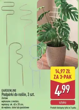 ALDI Podpora do roślin Gardenline oferta