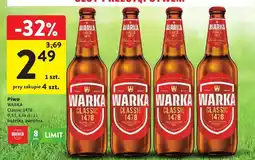 Intermarche Piwo warka classic 1478 oferta