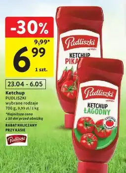 Intermarche Ketchup Pudliszki łagodny oferta