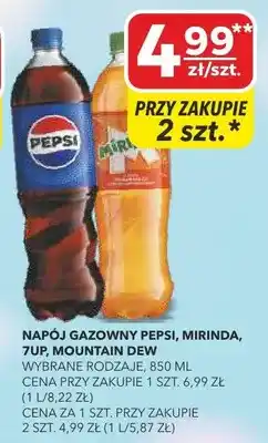 Top Market Napój gazowany Pepsi, Mirinda, 7up, Mountain Dew wybrane rodzaje oferta