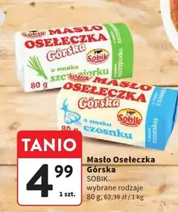 Intermarche Masło osełeczka górska Sobik oferta