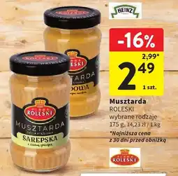 Intermarche Musztarda Roleski miodowa oferta