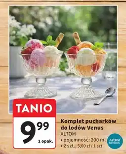 Intermarche Komplet pucharków do lodów Venus oferta