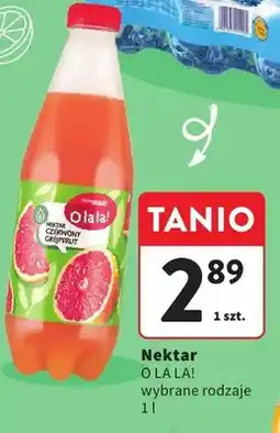 Intermarche Nektar Olala! wybrane rodzaje oferta