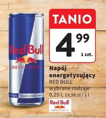 Intermarche Napój energetyzujący Red Bull wybrane rodzaje oferta