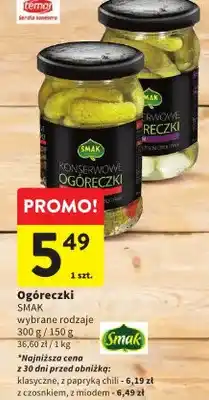 Intermarche Ogóreczki konserwowe Smak oferta