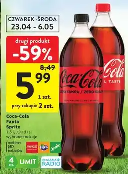 Intermarche Napój Coca-Cola Fanta Sprite oferta