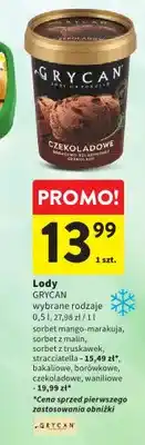 Intermarche Lody Grycan wybrane rodzaje oferta
