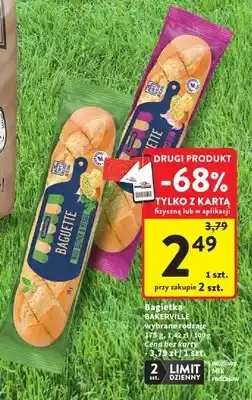 Intermarche Bagietka bakerville wybrane rodzaje oferta