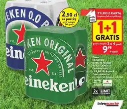 Intermarche Piwo heineken wybrane rodzaje oferta