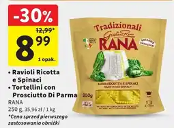 Intermarche Ravioli ricotta e spinaci tortellini con prosciutto di parma oferta