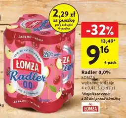 Intermarche Radler Łomża 0,0% wybrane rodzaje oferta