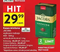 Intermarche Kawa mielona Krönung wybrane rodzaje oferta
