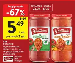 Intermarche Sos do spaghetti Pudliszki oferta