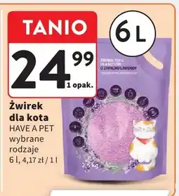 Intermarche Żwirek dla kota Have A Pet oferta