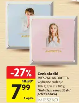 Intermarche Czekoladki Amoretta wybrane rodzaje komunia oferta