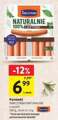 Intermarche Parówki naturalnie z szynki oferta