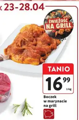 Intermarche Boczek w marynacie na grill oferta