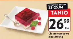 Intermarche Ciasto owocowe z galaretką oferta