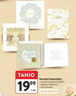Intermarche Karnet komunijny mix wzorów oferta