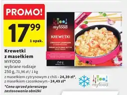 Intermarche Krewetki z masełkiem wybrane rodzaje oferta