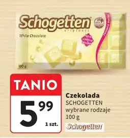 Intermarche Czekolada wybrane rodzaje komunia oferta