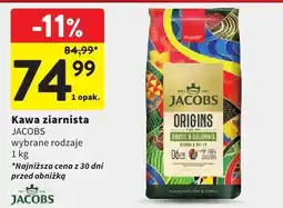 Intermarche Kawa ziarnista wybrane rodzaje oferta